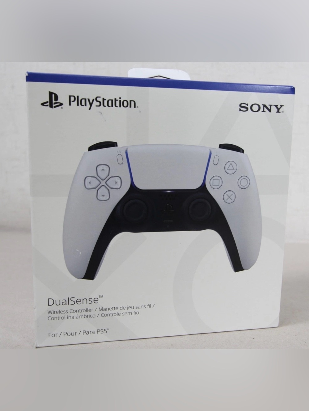Sony DualSense Wireless Controller - White and Black Accents